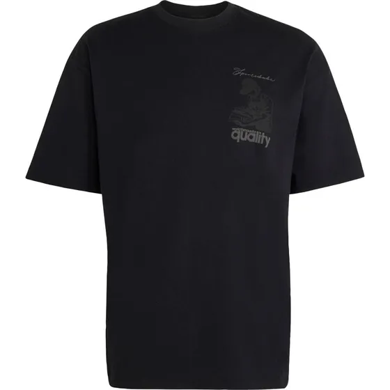 Adidas Originals Camiseta 'Quality' Gris/Negro - Corte Holgado