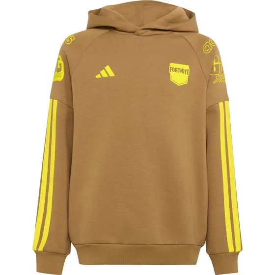 Adidas x Fortnite Sudadera con Capucha Sepia y Amarillo para Niño