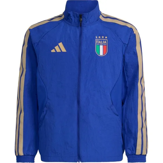 Adidas Chaqueta Deportiva 'Italien Anthem' Azul Real/Dorado Niños