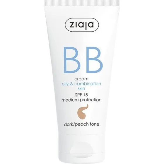Ziaja BB Cream SPF15 Pieles Mixtas y Grasas Tono Oscuro