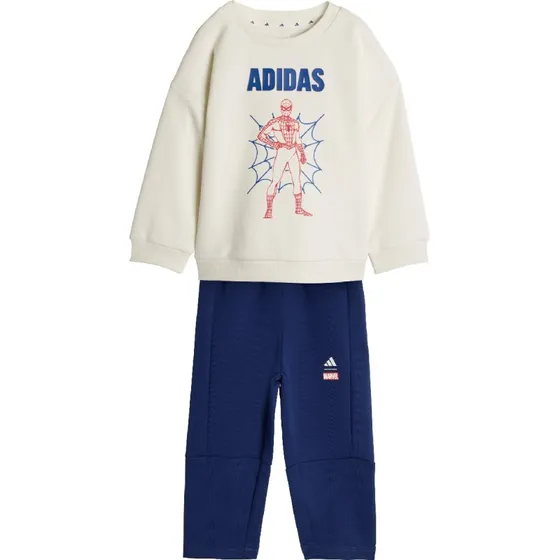 adidas Conjunto Sudadera y Pantalón Marvel Spider-Man Blanco