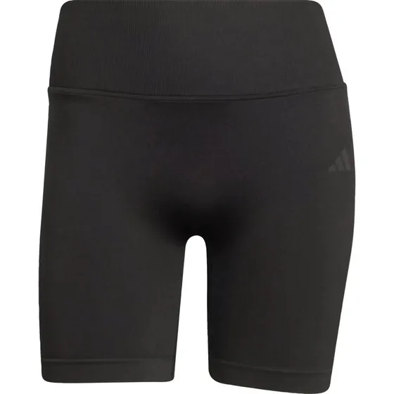 Adidas Workout Essentials Knit Scrunch Malla Corta Mujer - Negro - L