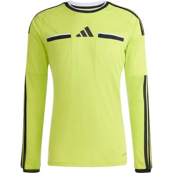 Camiseta de árbitro adidas Referee 26 Manga Larga - Amarillo/Negro