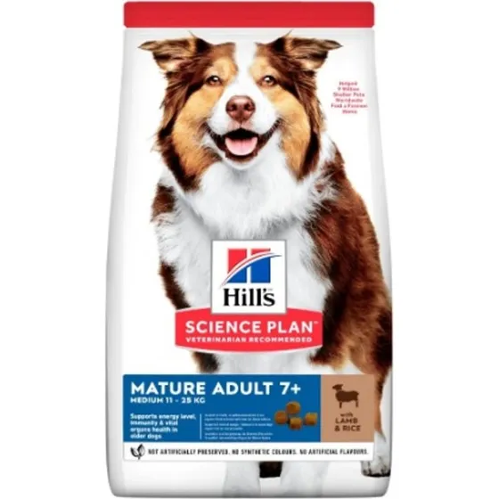 Hill's Science Plan Mature 7+ Medium Cordero & Arroz 2,5kg