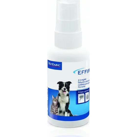 Virbac Effipro Spray Antipulgas y Garrapatas para Perros y Gatos 100 ml
