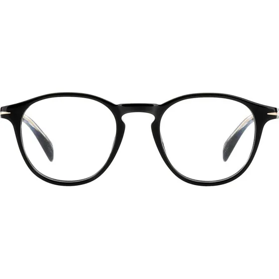 David Beckham DB 1018 Gafas de Vista Hombre Negras Redondas