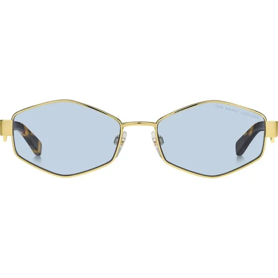 Marc Jacobs Marc 496/S Gafas de Sol Geométricas Oro y Azul 55mm