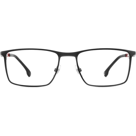 Carrera 8898 Gafas de Vista Hombre Negro Mate/Rojo Geométricas