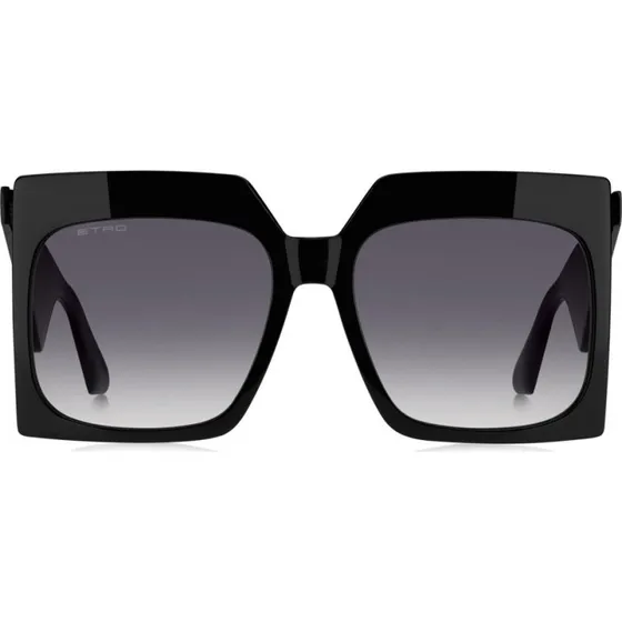 Etro Etro 0002/S Gafas de Sol Oversize Negro y Gris