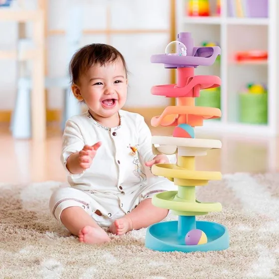 Quercetti PlayEco - Tobogn Espiral Bioplstico