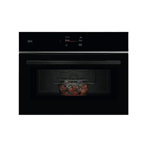 AEG Horno Compacto Multifunción con Microondas TM7NK721B Negro