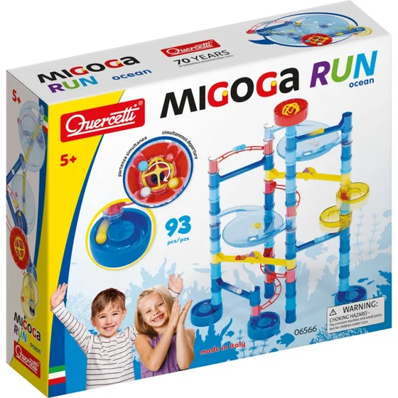 Quercetti Migoga Run Ocean - Pista de Canicas