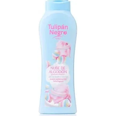 Tulipán Gel de Ducha Nube de Algodón Negro, 650 ml