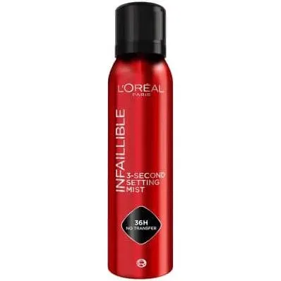 L'Oréal Paris Spray Fijador de Maquillaje Infaillible 3 Segundos 150 ml