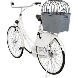 Trixie Cesta Bicicleta Gris 42x39x30 cm