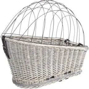 Trixie Cesta Bicicleta Perro Gris 35x49x55 cm