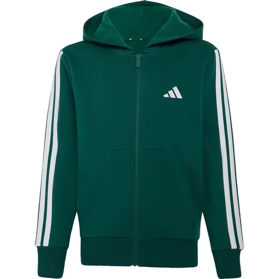 Adidas Sportswear Essentials Sudadera con Capucha Verde Pino y Blanco