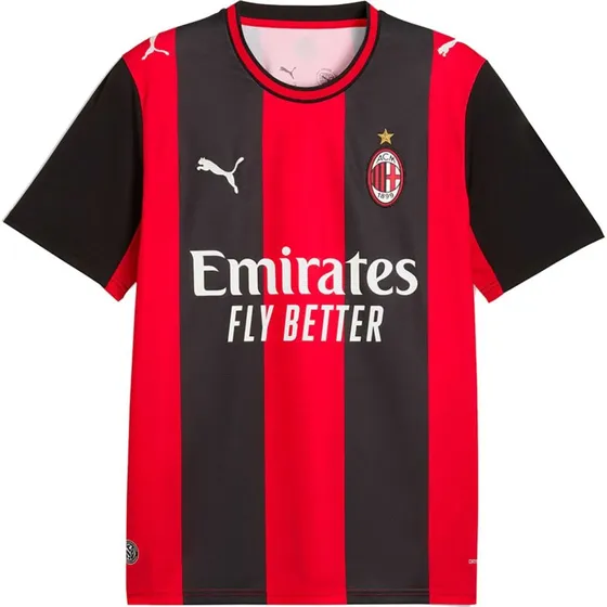 Puma Camiseta Local AC Milán 2026/27 - Rojo, Negro y Blanco