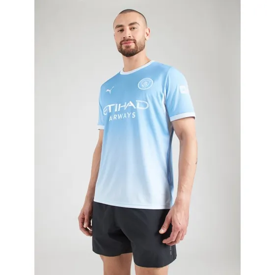 Puma Camiseta Local Manchester City 2026/27 - Azul Cian/Blanco