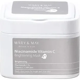 Mary&May Mascarilla Iluminadora de Niacinamida y Vitamina C (30 unidades)