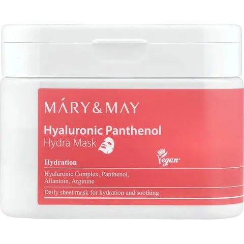 Mary&May Hyaluronic Panthenol Hydra Mask - 30 Unidades