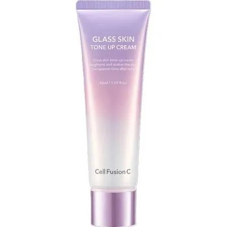 Cell Fusion C Crema Hidratante Glass Skin Tone Up, 50 ml