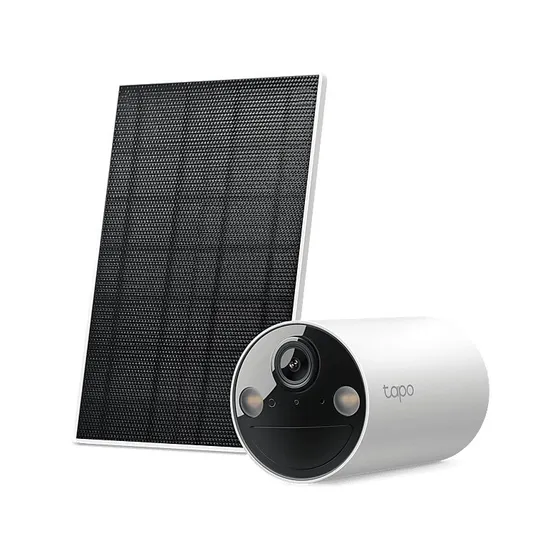 TP-Link Tapo TC82 Kit Cámara Vigilancia 2K con Panel Solar Blanco