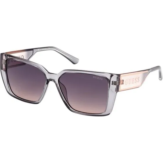 Guess GU7818 Gafas de Sol Geométricas Unisex Gris 56mm