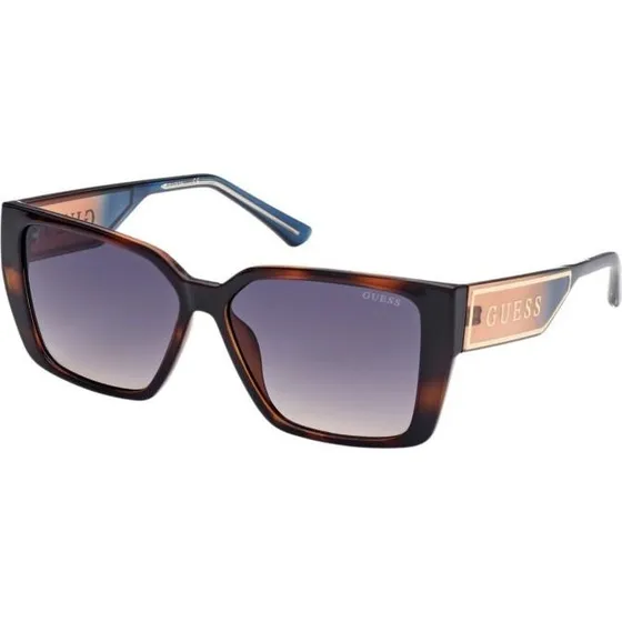 Guess GU7818 Gafas de Sol Geométricas Habano Gris Unisex