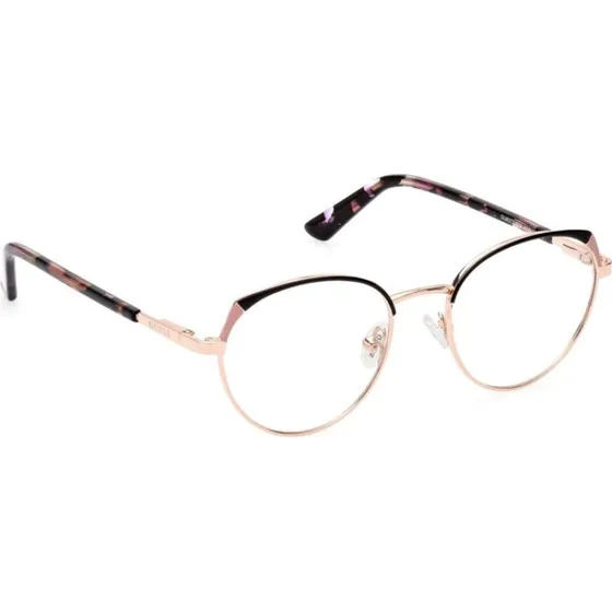 Guess GU8273 Gafas de Vista Redondas en Acero Oro Rosa