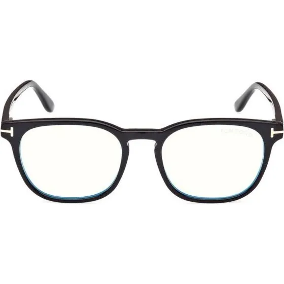 Tom Ford FT5868-B Blue Block Gafas de Vista Cuadradas Negro 51mm