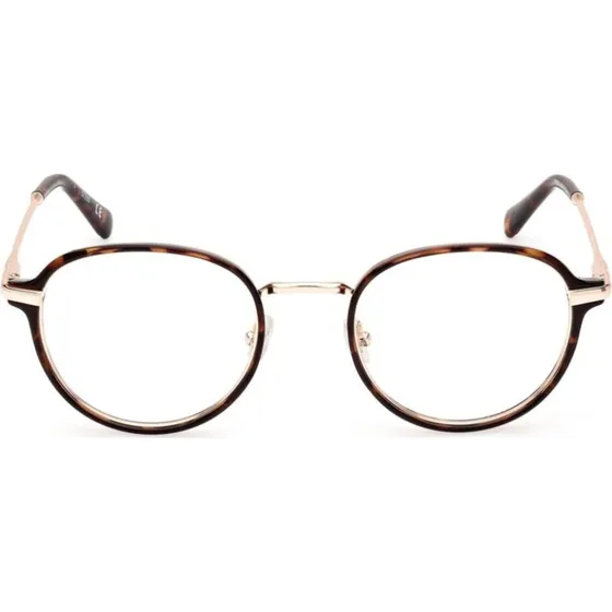 Guess GU50079 Gafas de Vista Redondas Color Habano Unisex