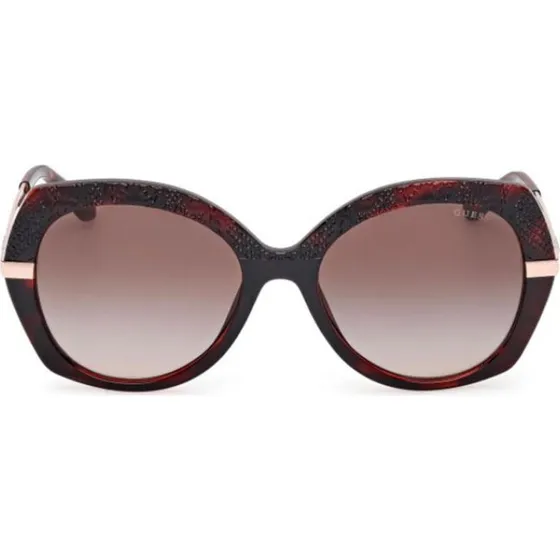 Guess GU00215 Gafas de Sol Cuadradas Habano Marrón Unisex