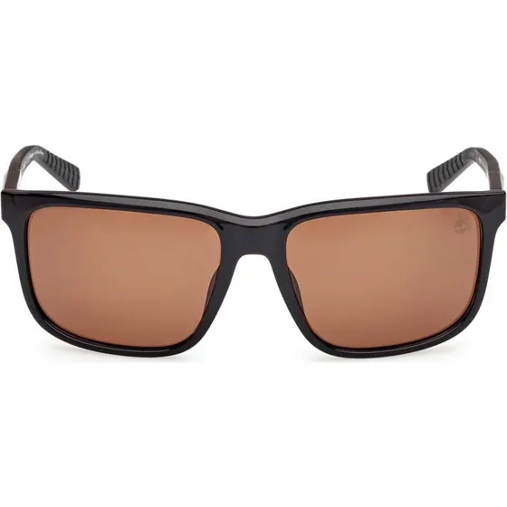 Timberland TB00037 Gafas de Sol Cuadradas Unisex Negro Marrón