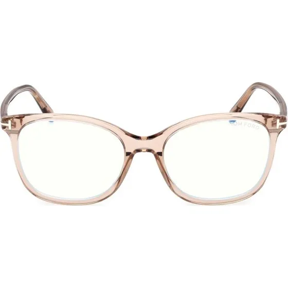 Tom Ford FT6089-B Blue Block Gafas Geométricas Marrón