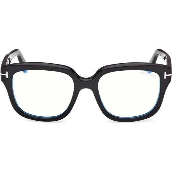 Tom Ford FT6094-B Blue Block Gafas Geométricas Negras Mujer 54mm