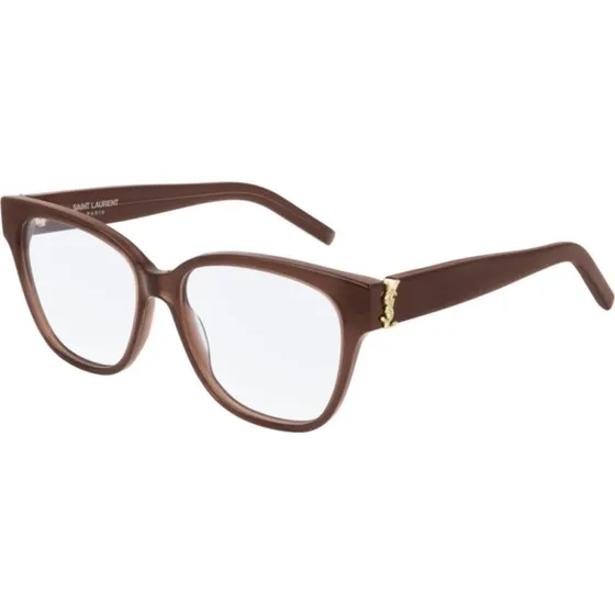 Saint Laurent SL M33 Gafas de Vista Mujer Marrón Cuadradas