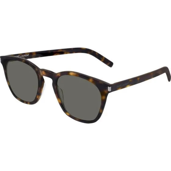 Saint Laurent SL 28 Slim Gafas de Sol Geométricas Habano Gris