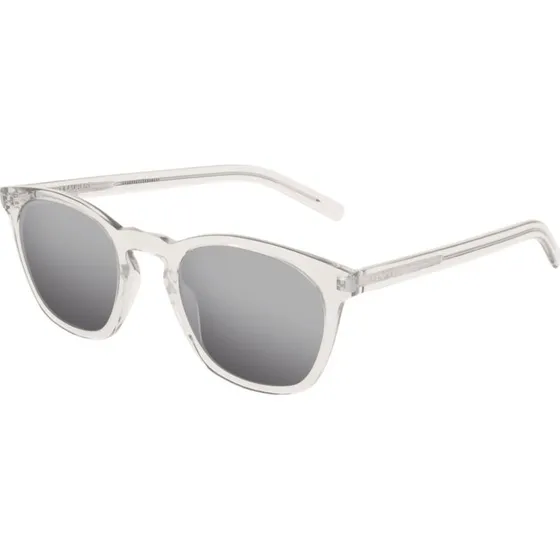 Saint Laurent Sl 28 Slim Gafas de Sol Geométricas Transparentes