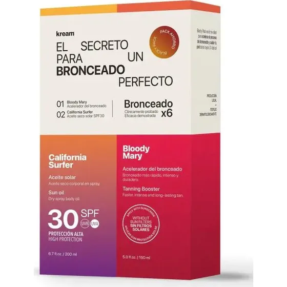 Kream Pack California Surfer SPF30 200ml + Bloody Mary 150ml
