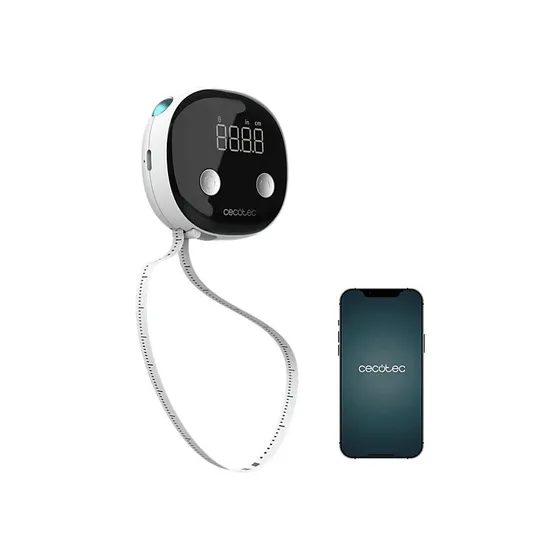 Cecotec Surface Precision Body - Cinta Métrica Digital Bluetooth