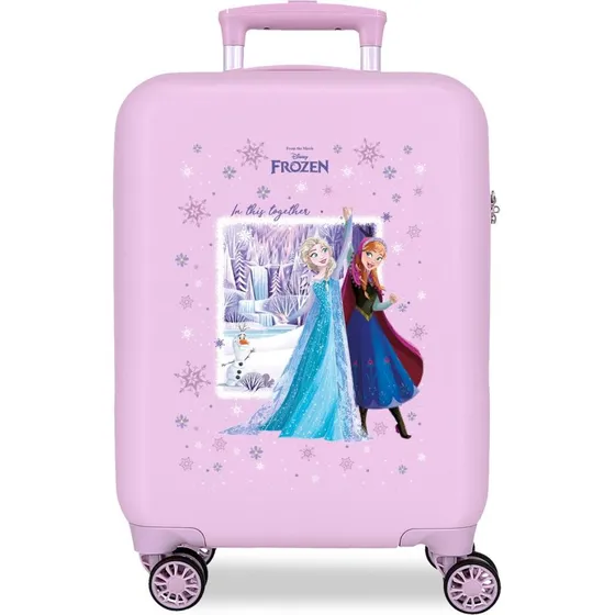 Maleta Trolley ABS Frozen In This Together Lila 50cm