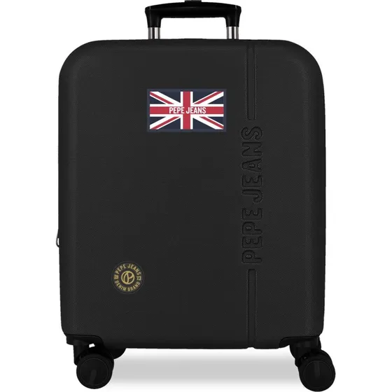 Maleta Pepe Jeans Trolley Henry ABS 55cm Negra