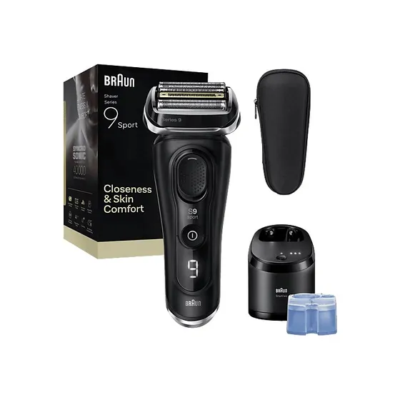 Braun Series 9 Sport CC Afeitadora Eléctrica Negra Wet&Dry