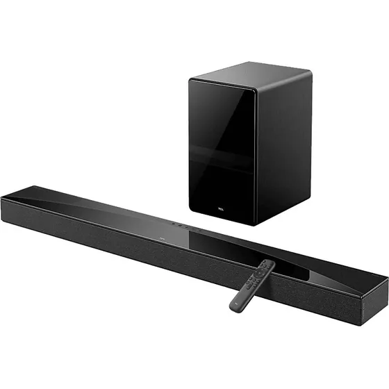 Barra de sonido TCL Q75HE 5.1.2 Dolby Atmos 620W Titanio Oscuro