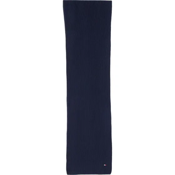 Tommy Hilfiger Bufanda Azul de Algodón y Cachemira