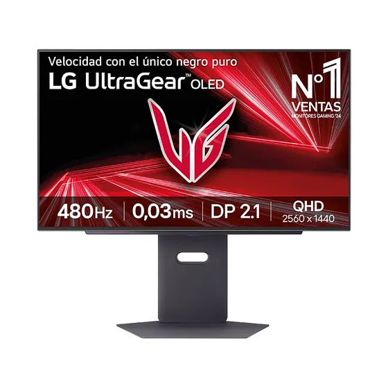 LG UltraGear™ 27GX790A-B Monitor Gaming 27" QHD OLED 480Hz