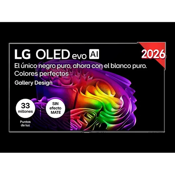 LG OLED 65" 65G64LW 4K Smart TV con Procesador α11 AI Gen3