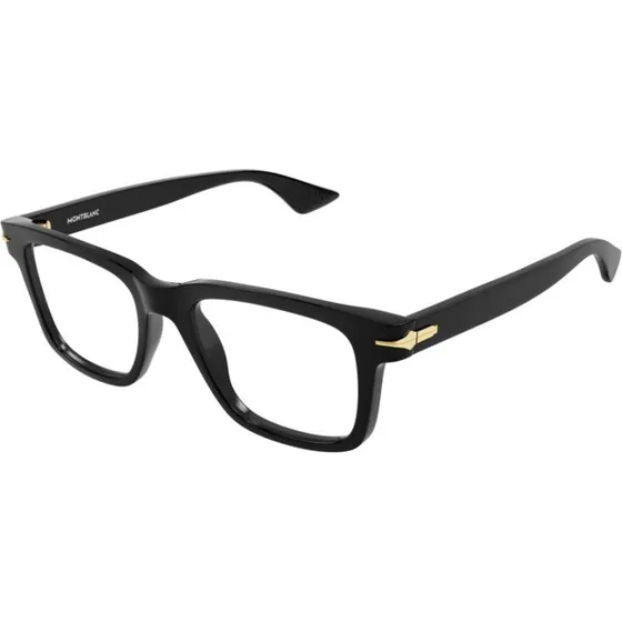 Montblanc MB0266O Gafas de Vista Cuadradas para Hombre en Negro