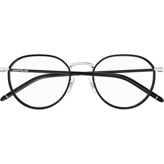 Montblanc MB0342OA Gafas de Vista Redondas para Hombre en Metal